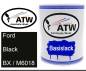 Preview: Ford, Black, BX / M6018: 1L Lackdose, von ATW Autoteile West.